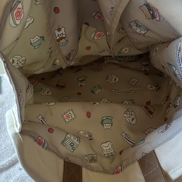 Sanrio Hanamaruobake Tote and Pouch Set | Double-Sided Tote | Kawaii | Wallet - Picture 12 of 14